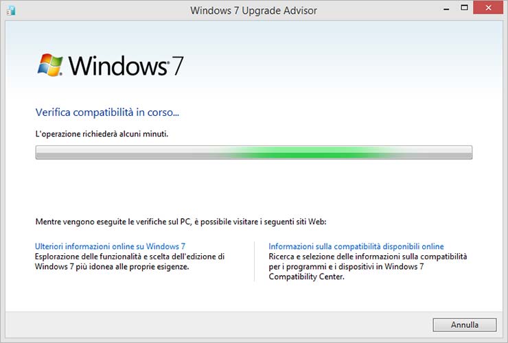 Windows 7 Upgrade Advisor 