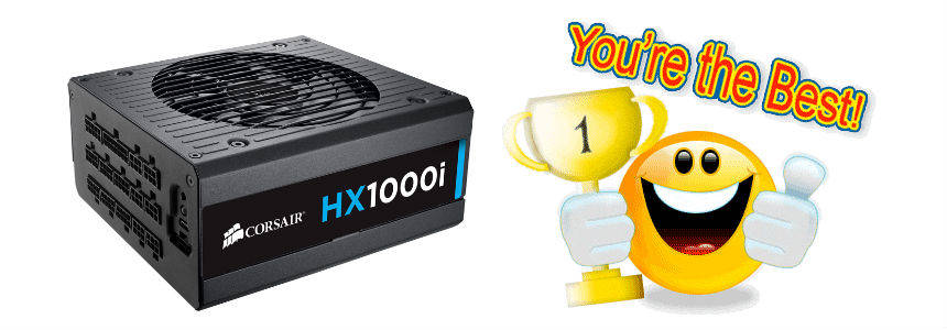 Corsair HX1000i il miglior alimentatore per gaming.