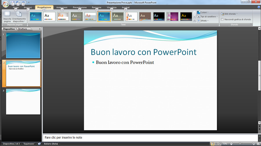 Font PowerPoint per personalizzare i caratteri e le scritte.